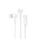 Belkin SoundForm Auriculares Alámbrico Dentro de oído Música/uso diario USB Tipo C Blanco